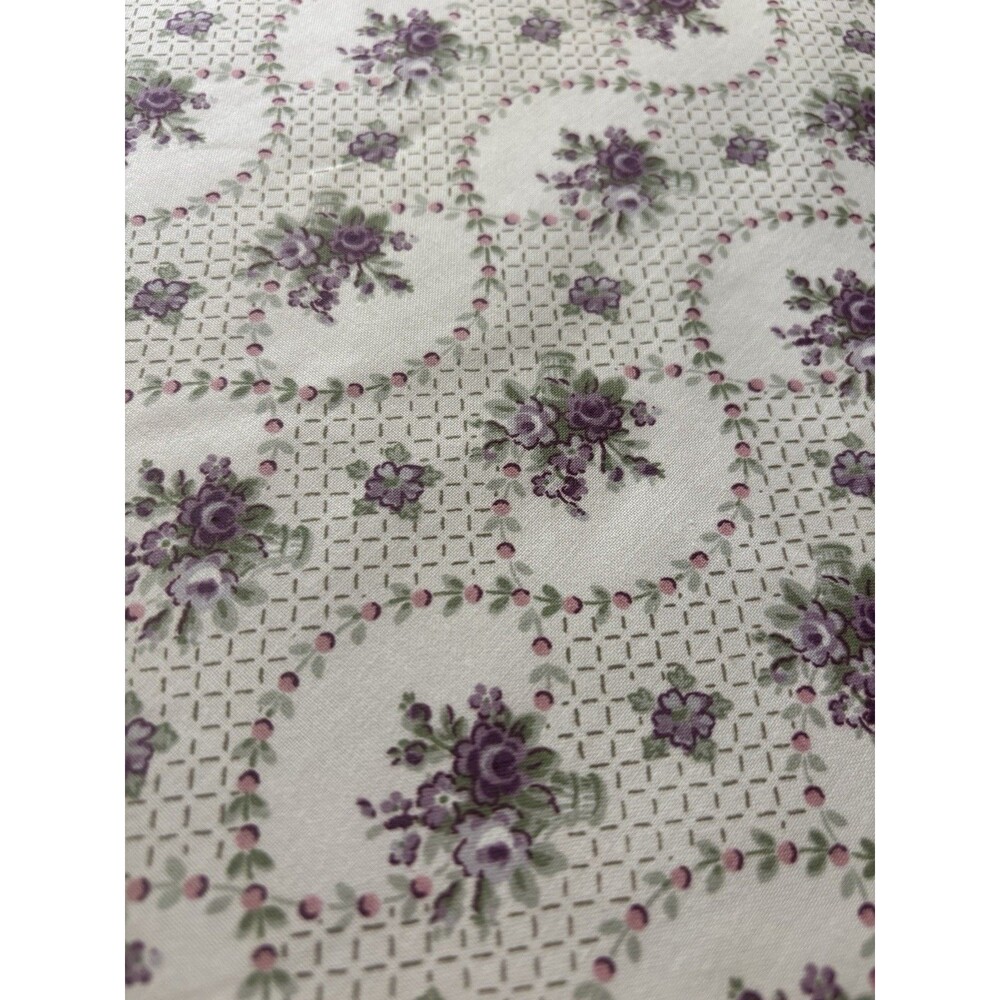 Laura Ashley Lilabet English Country Purple Green vine-Per Yard